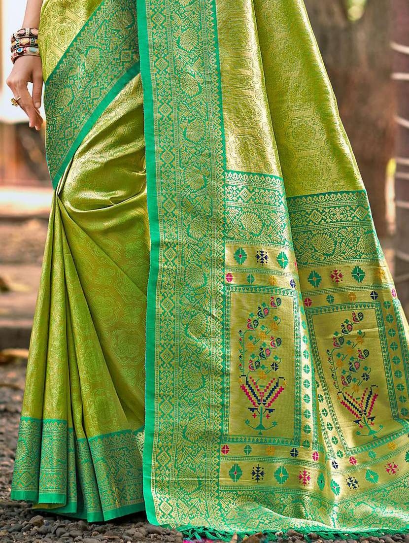 women self design kanjivaram saree with blouse - 22272675 -  Standard Image - 2