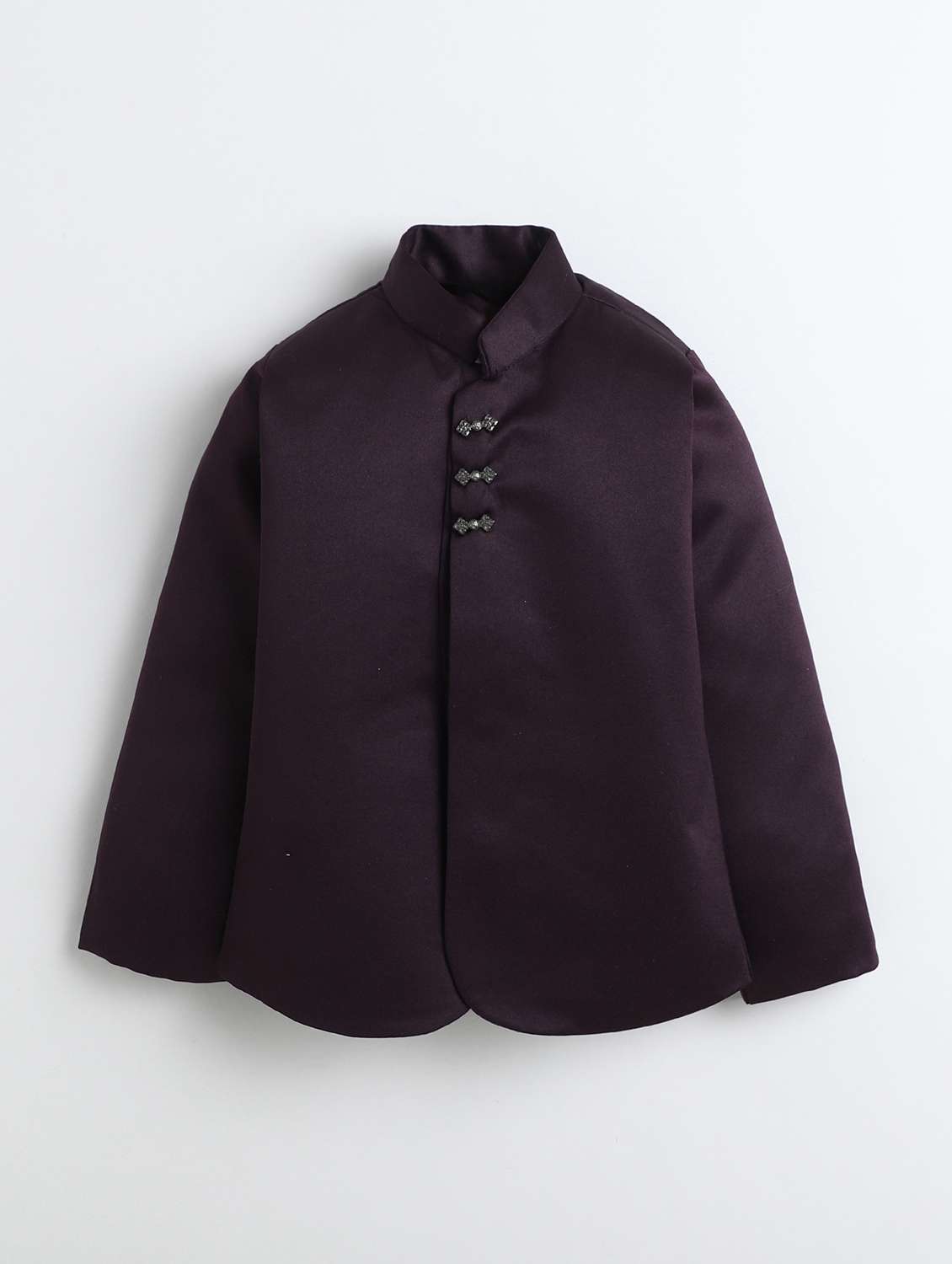 boys embroidered long sleeve sherwani set - 22272690 -  Standard Image - 2