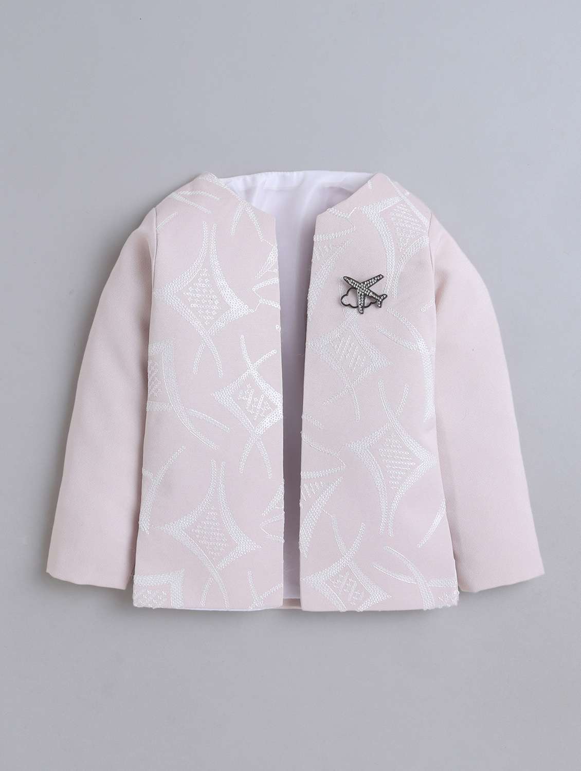 boys embroidered long sleeve sherwani set - 22272697 -  Standard Image - 2