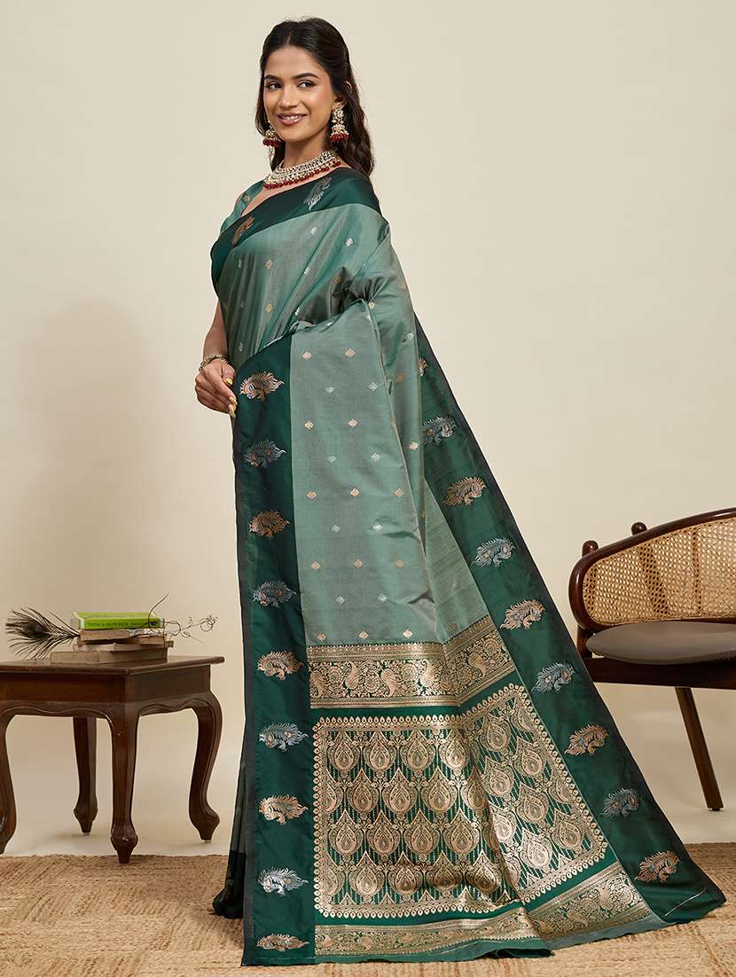 women self design banarasi saree with blouse - 22272765 -  Standard Image - 2
