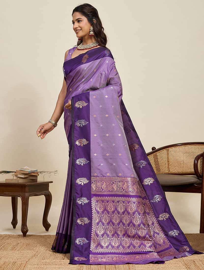 women self design banarasi saree with blouse - 22272766 -  Standard Image - 2