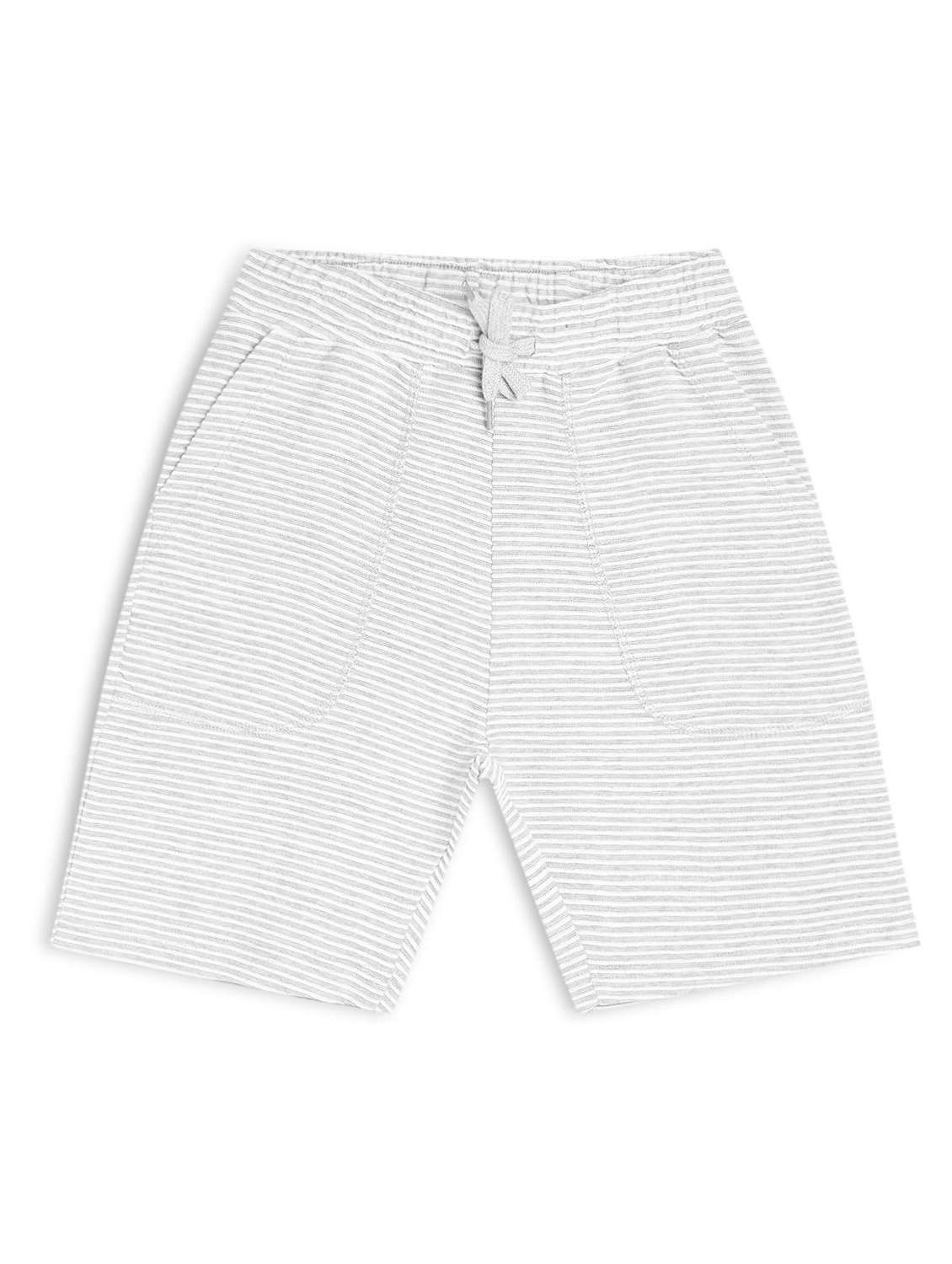 boys striped mid rise shorts