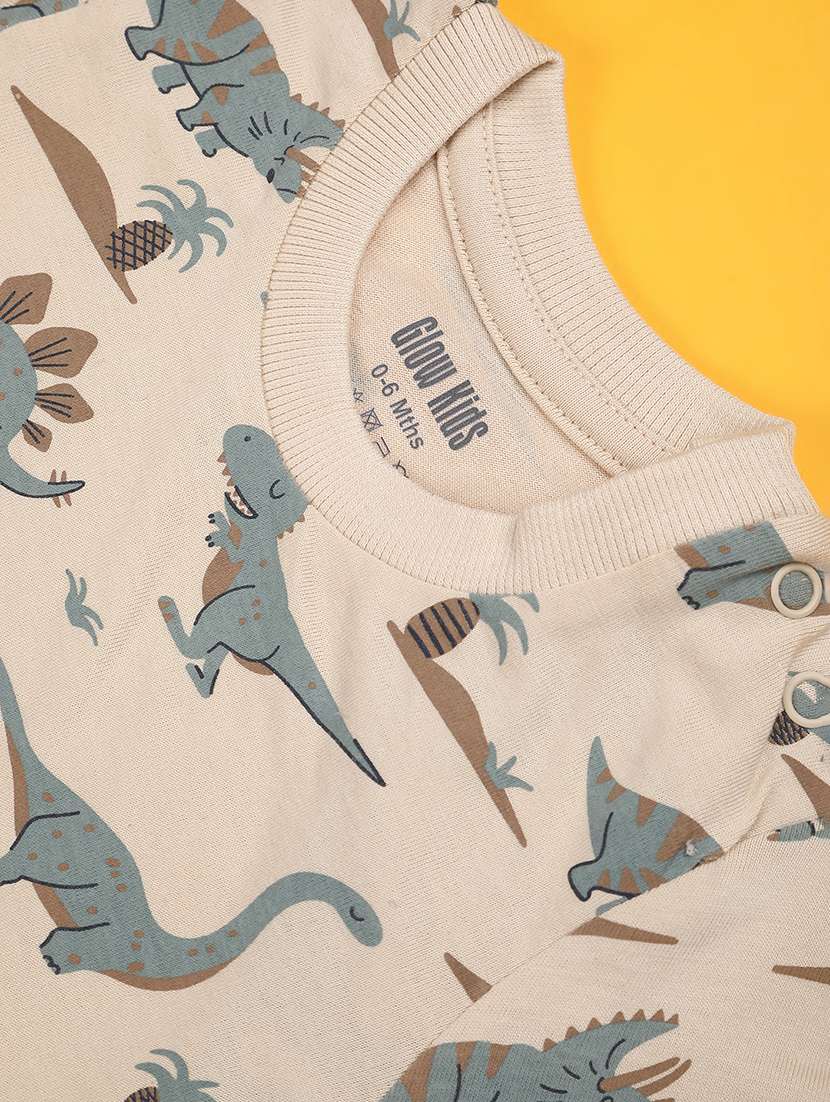 boys printed t-shirt & shorts co-ords set - 22273091 -  Standard Image - 2