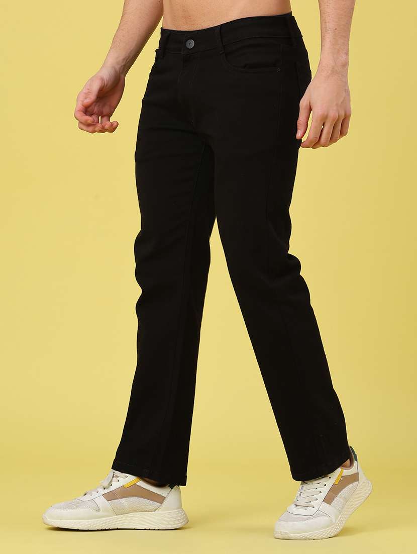men plain mid rise full length jeans - 22273178 -  Standard Image - 2
