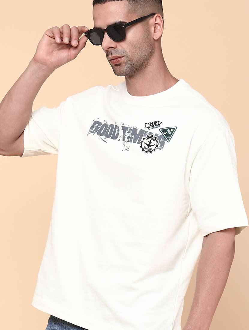 men printed short sleeve loose fit t-shirt - 22273279 -  Standard Image - 2