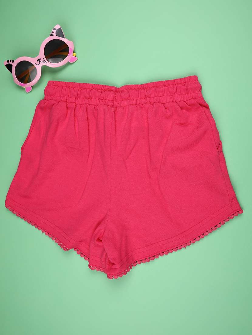 pink cotton shorts & three fourth - 22273288 -  Standard Image - 2
