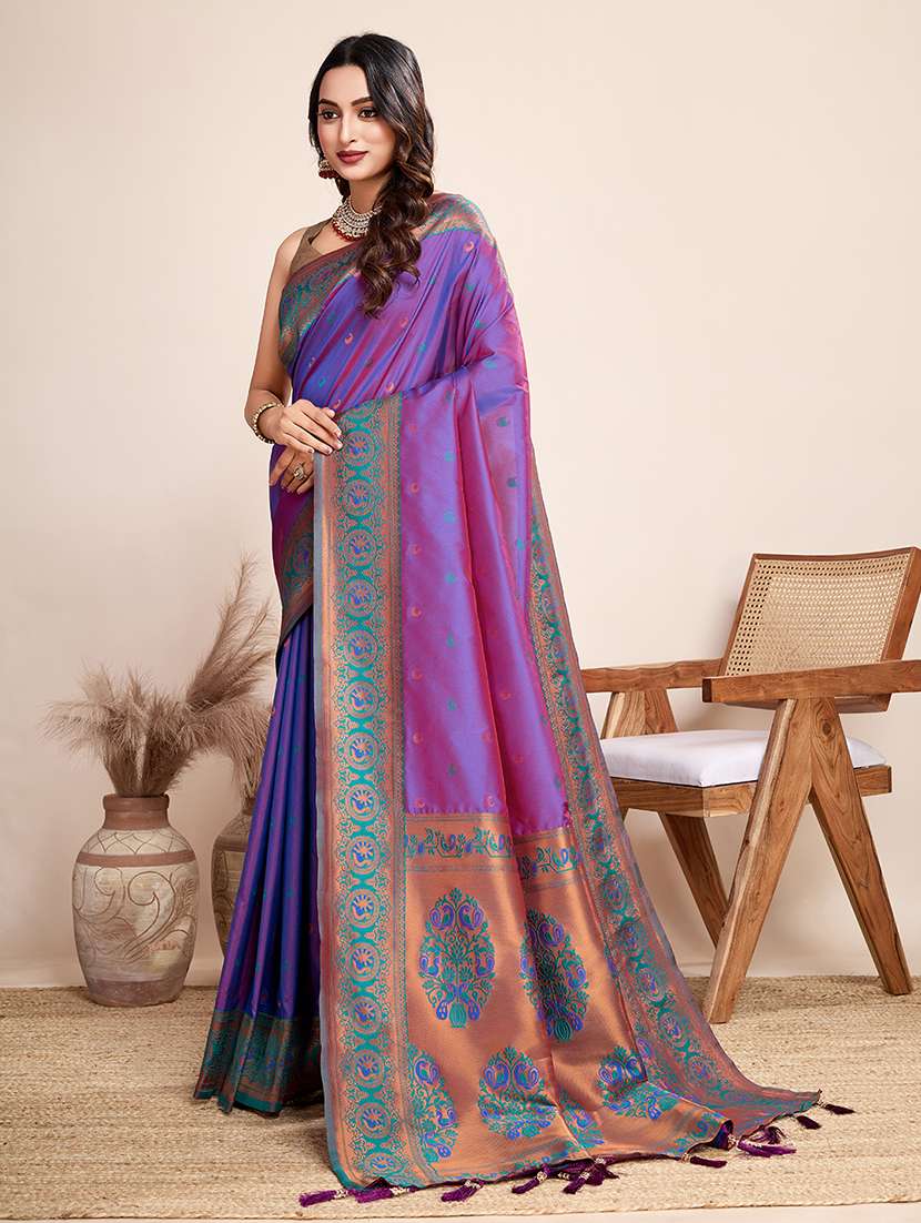 women self design banarasi saree with blouse - 22274065 -  Standard Image - 2