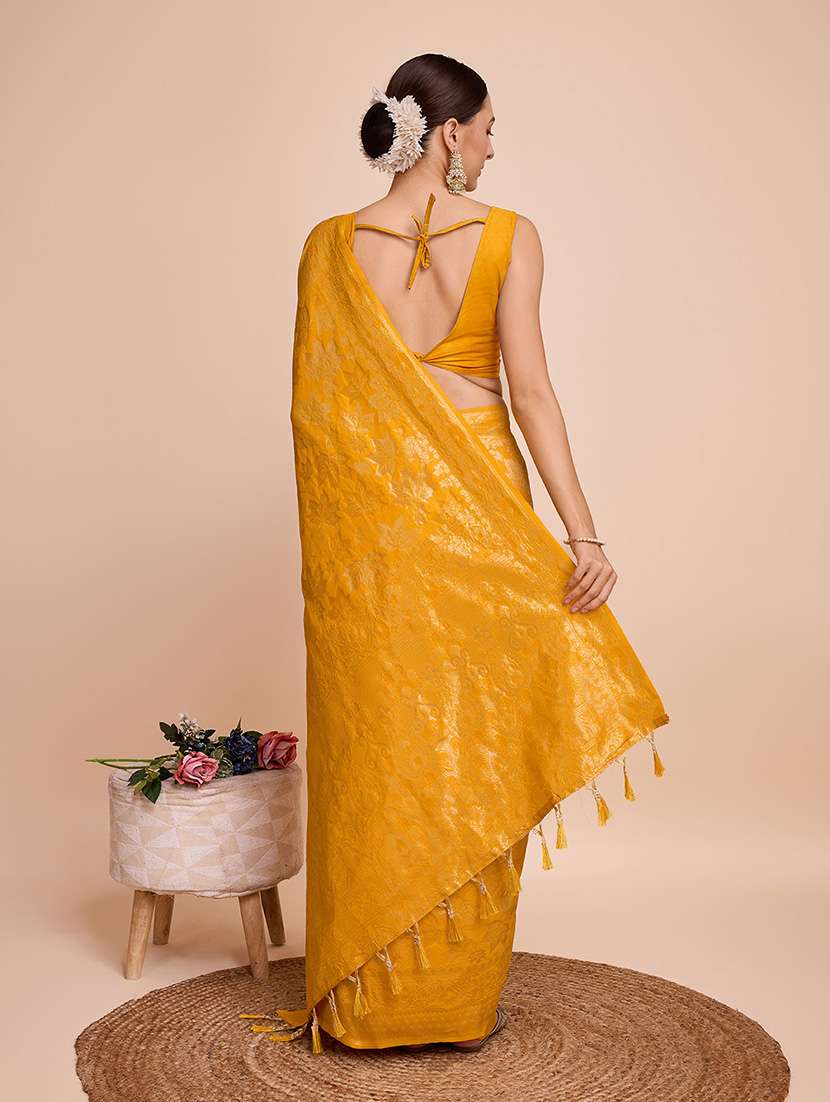 women self design banarasi saree with blouse - 22274084 -  Standard Image - 2