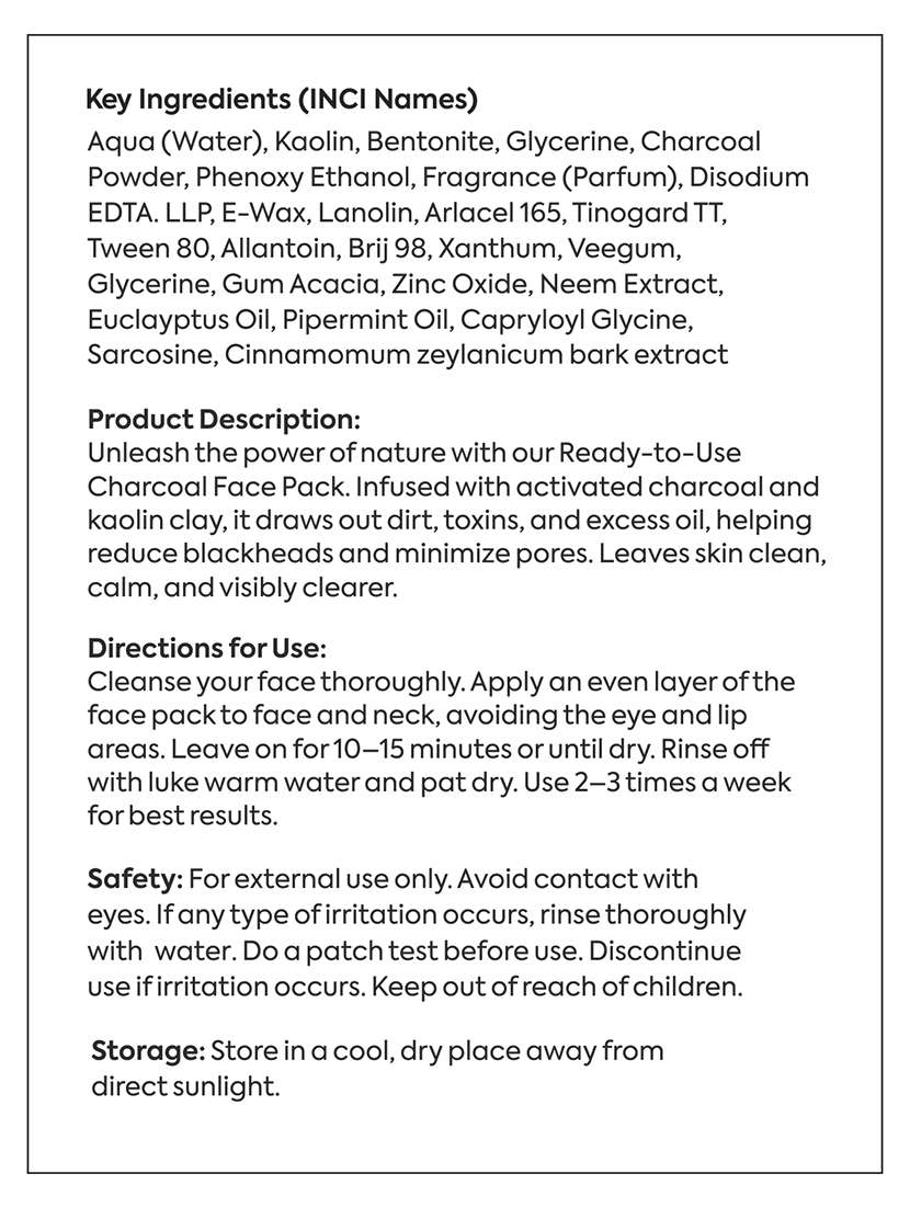 charcoal face pack - 22274286 -  Standard Image - 2