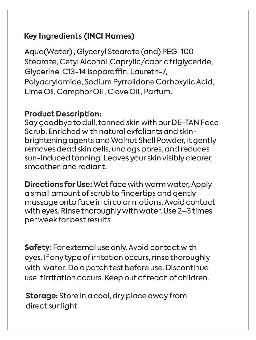 tarntrum face scrub de tan - 22274289 -  Standard Image - 2