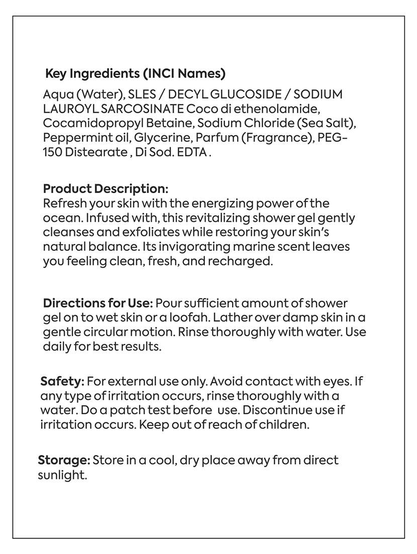 be purely you shower gel sea salt - 22274299 -  Standard Image - 2