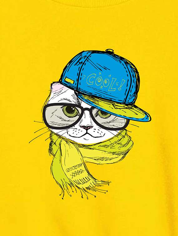 boys front print long sleeve sweatshirt - 22274325 -  Standard Image - 2