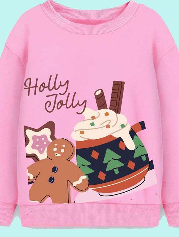 girls printed long sleeve sweatshirt  - 22274362 -  Standard Image - 2