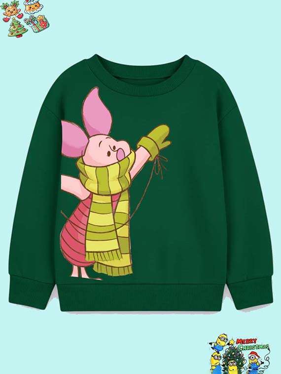 girls printed long sleeve sweatshirt 