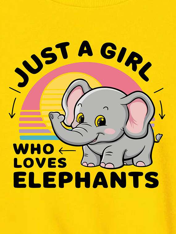 girls front print long sleeve sweatshirt - 22274376 -  Standard Image - 2