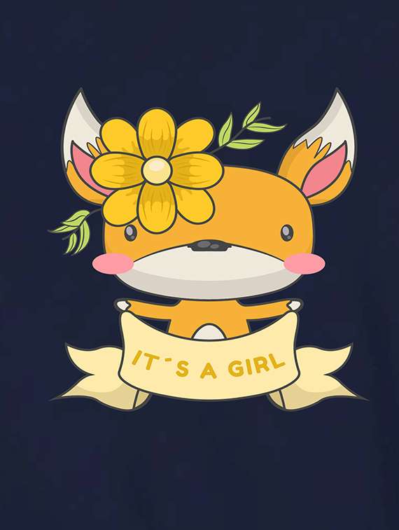 girls front print long sleeve sweatshirt - 22274397 -  Standard Image - 2