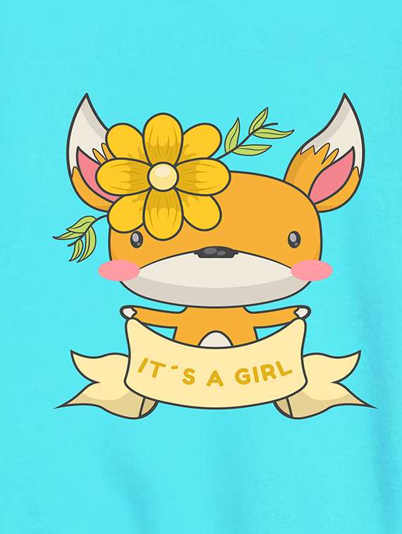 girls front print long sleeve sweatshirt - 22274414 -  Standard Image - 2