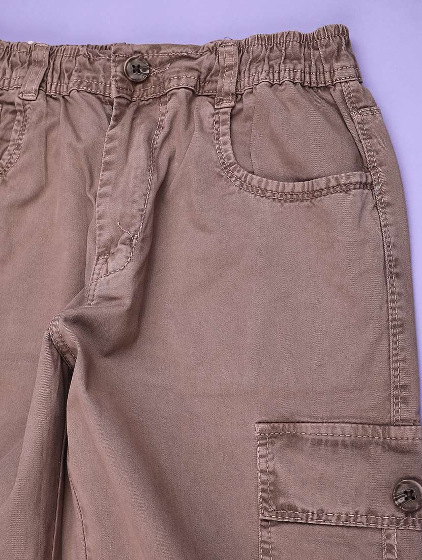 brown poly cotton plain jean - 22274587 -  Standard Image - 2