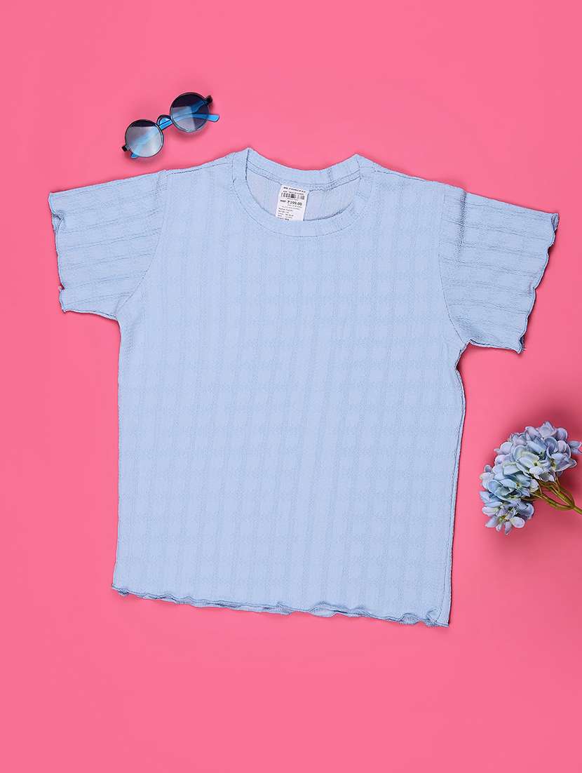 light blue cotton  top - 22274589 -  Standard Image - 2