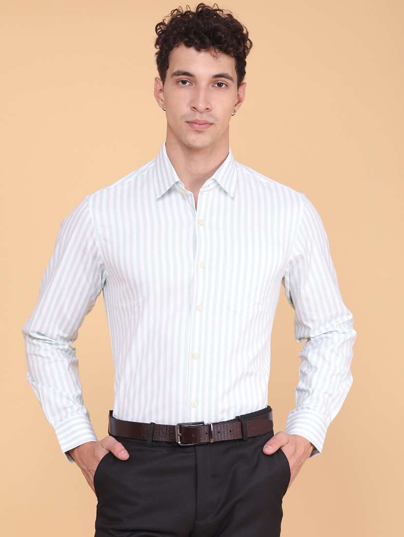 men printed long sleeves formal shirt - 22274975 -  Standard Image - 2