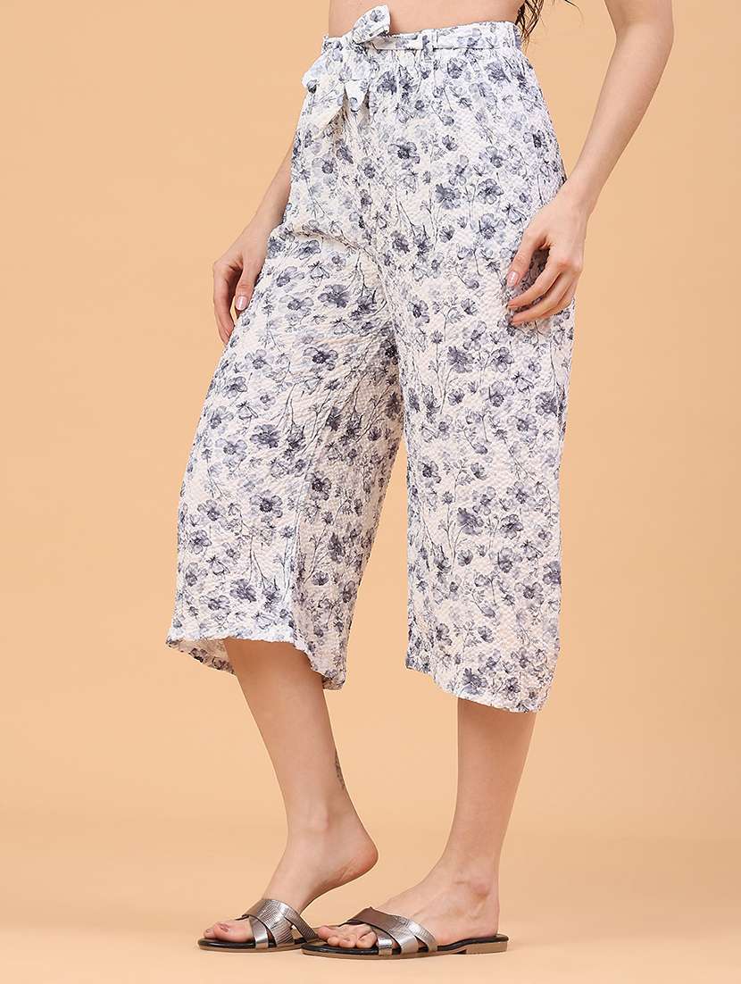women printed mid rise capri - 22275150 -  Standard Image - 2
