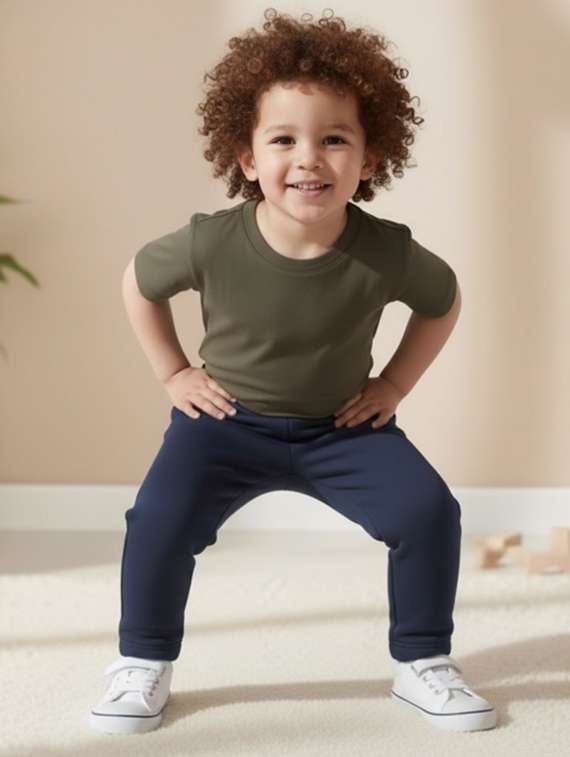 boys solid mid rise jogger - 22275181 -  Standard Image - 2