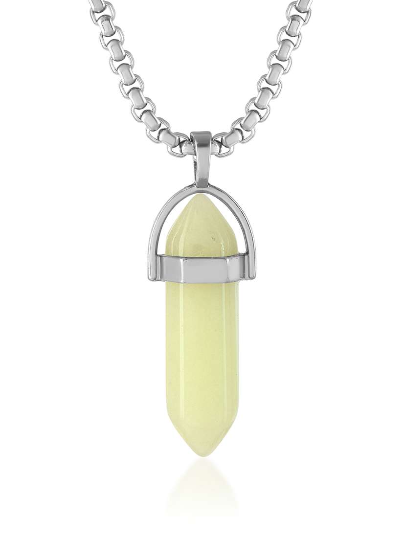 natural yellow opal candle pendant  - 22275214 -  Standard Image - 2