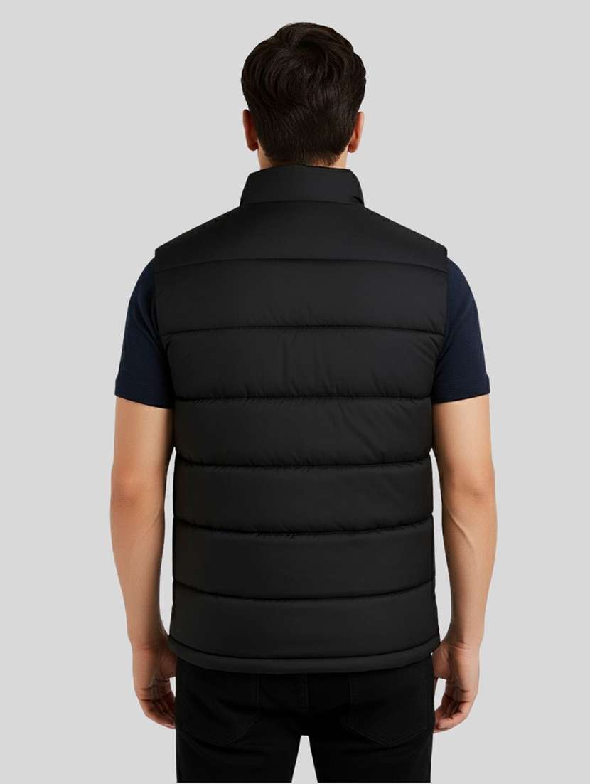 men solid sleeveless lightweight puffer jacket - 22275468 -  Standard Image - 2