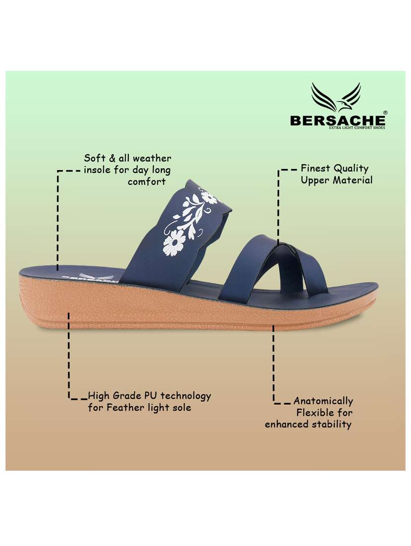 women pinted slip on flip flop - 22275500 -  Standard Image - 2