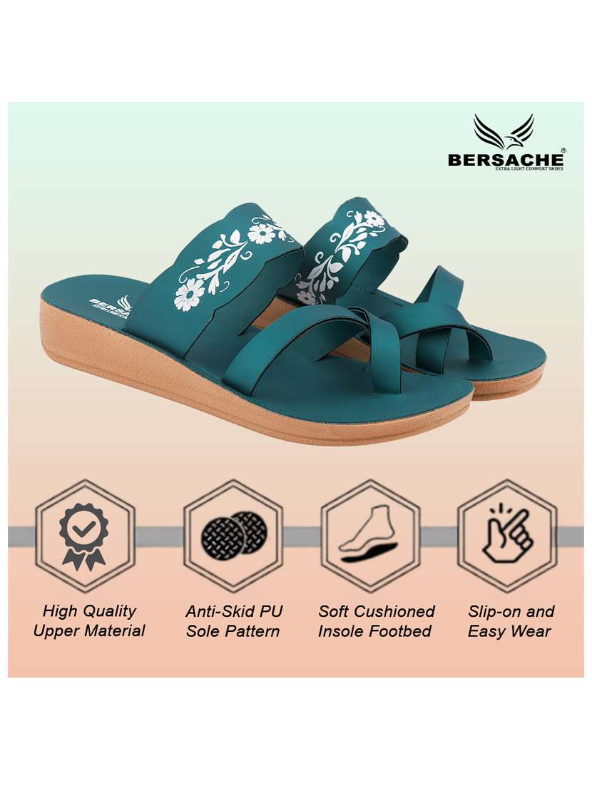 women pinted slip on flip flop - 22275501 -  Standard Image - 2