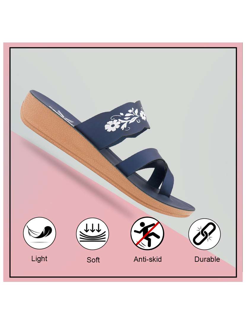 women printed slip on flip flop - 22275562 -  Standard Image - 2