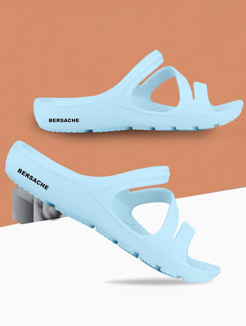 women solid slip on flip flop