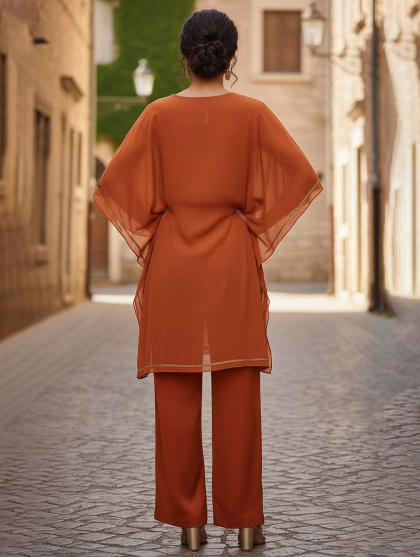 women embroidered kimono sleeve kaftan tunic - 22275613 -  Standard Image - 2