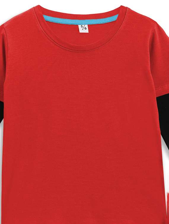 girls color blocked long sleeve tee - 22275730 -  Standard Image - 2