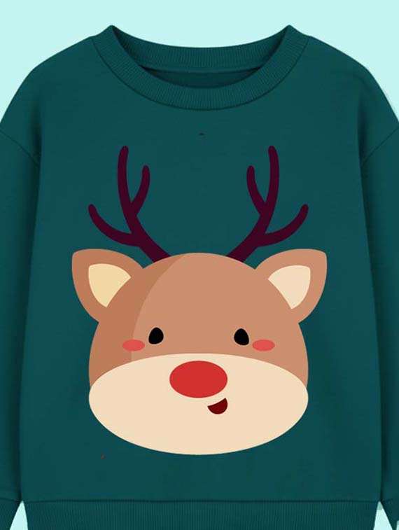 girls printed long sleeve sweatshirt - 22275882 -  Standard Image - 2