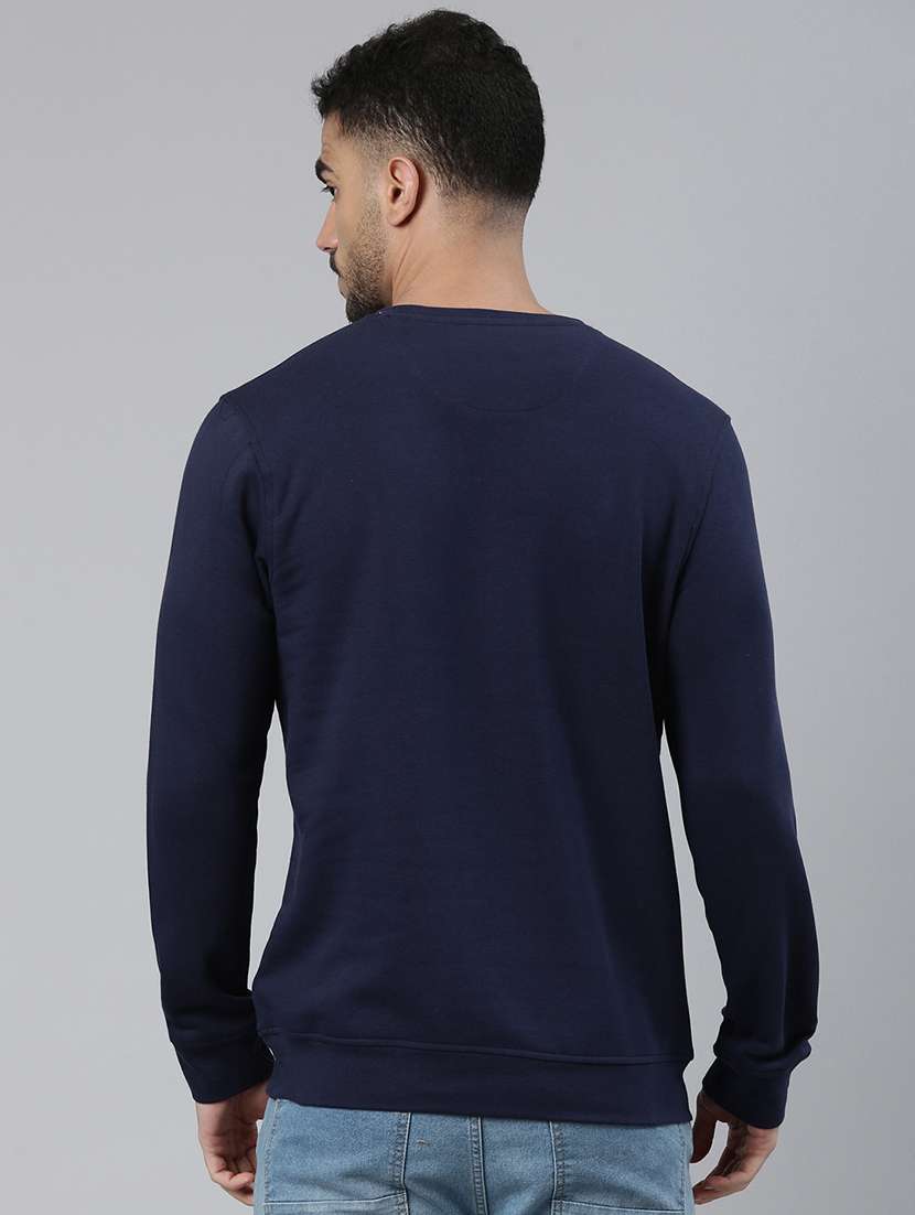 men solid long sleeve regular fit sweatshirt - 22275888 -  Standard Image - 2