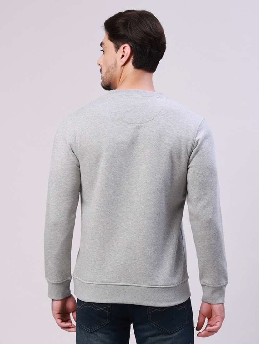 men typographic long sleeve regular fit sweatshirt - 22275895 -  Standard Image - 2