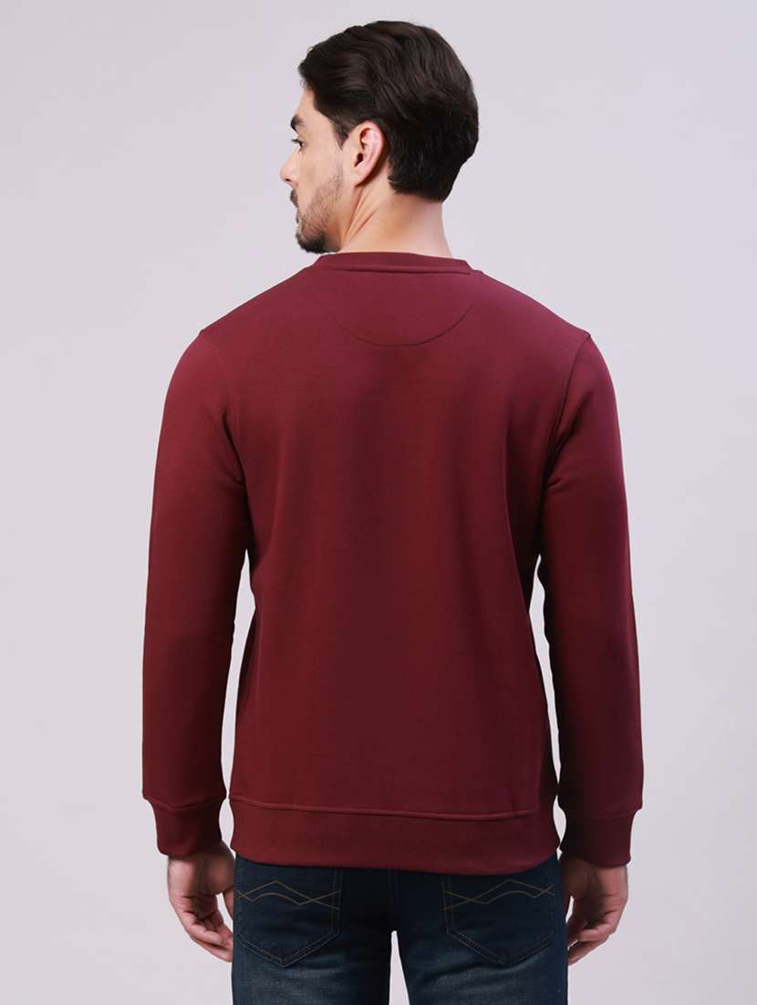 men typographic long sleeve regular fit sweatshirt - 22275899 -  Standard Image - 2