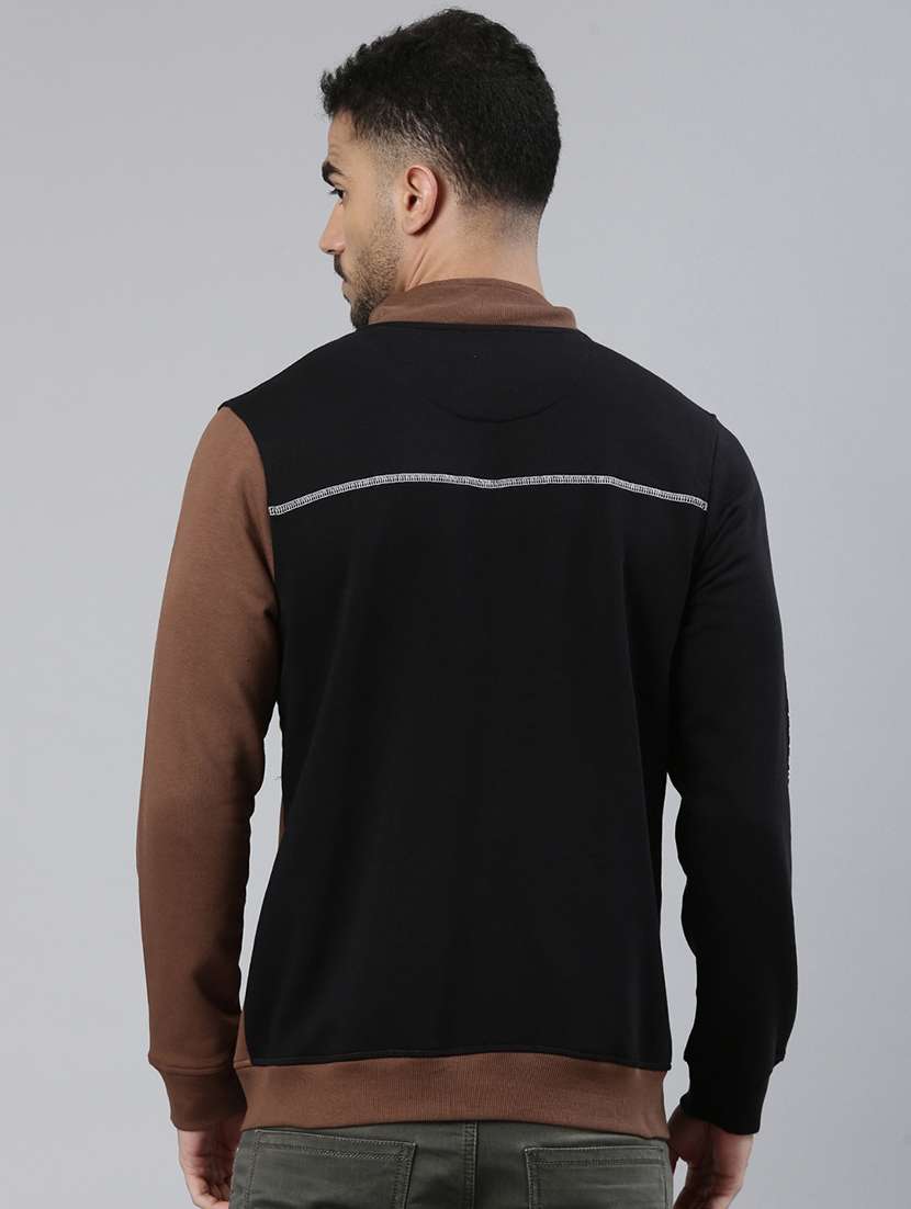 men color block long sleeve regular fit sweatshirt - 22275906 -  Standard Image - 2