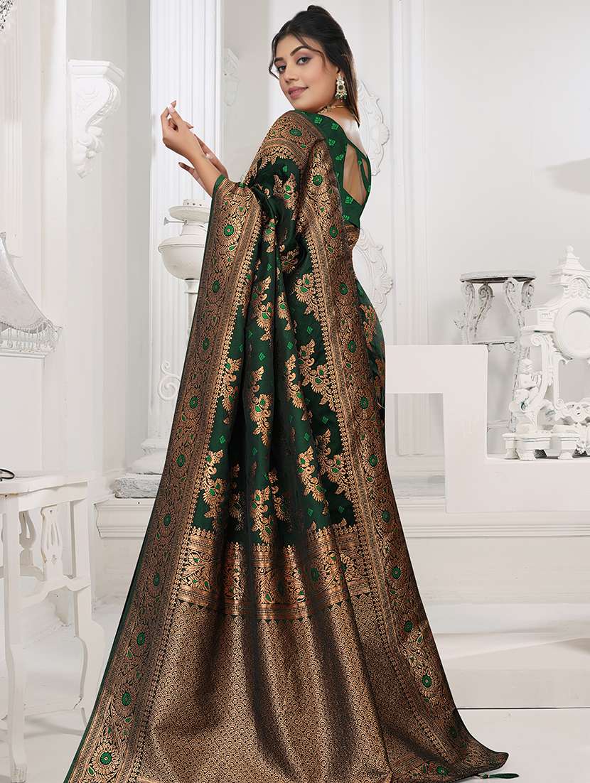 women self design banarasi saree with blouse - 22275908 -  Standard Image - 2