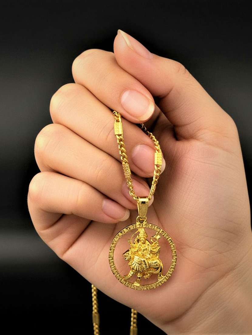 Women Gold Plated Pendant - 22275969 -  Standard Image - 2