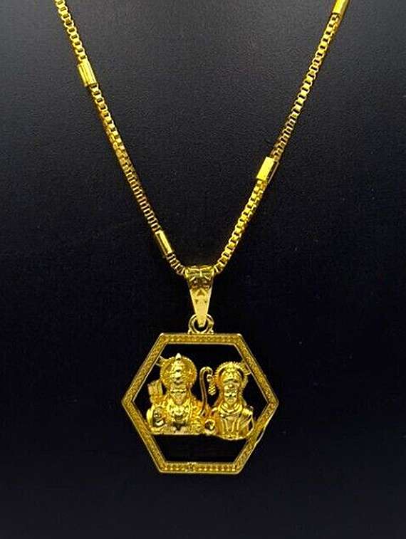 women gold plated pendant - 22275983 -  Standard Image - 2