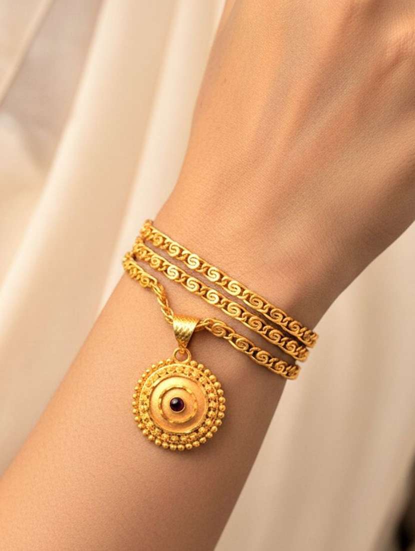 women gold plated pendant - 22276007 -  Standard Image - 2