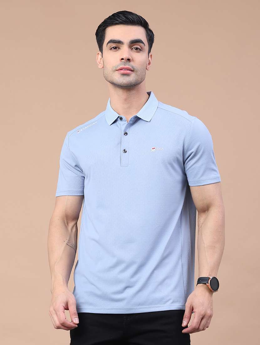 men solid short sleeve slim fit polo t-shirt - 22276256 -  Standard Image - 2