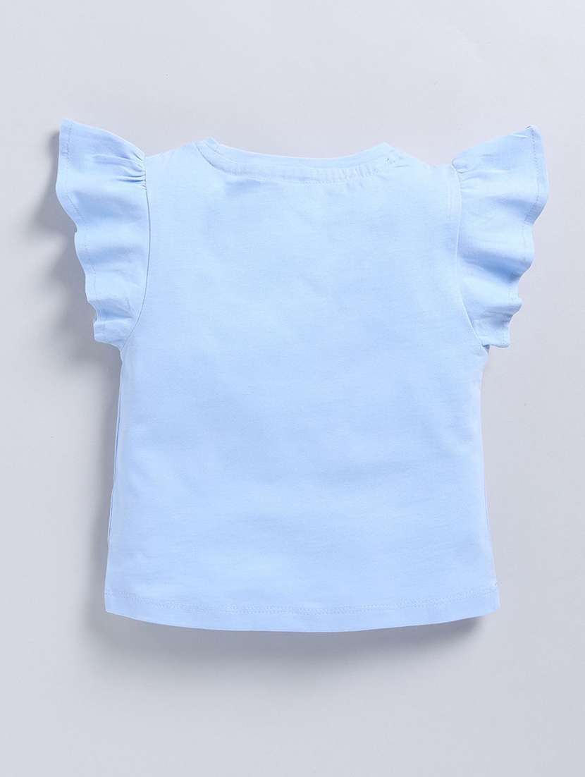 girls printed cap sleeve tee - 22276360 -  Standard Image - 2