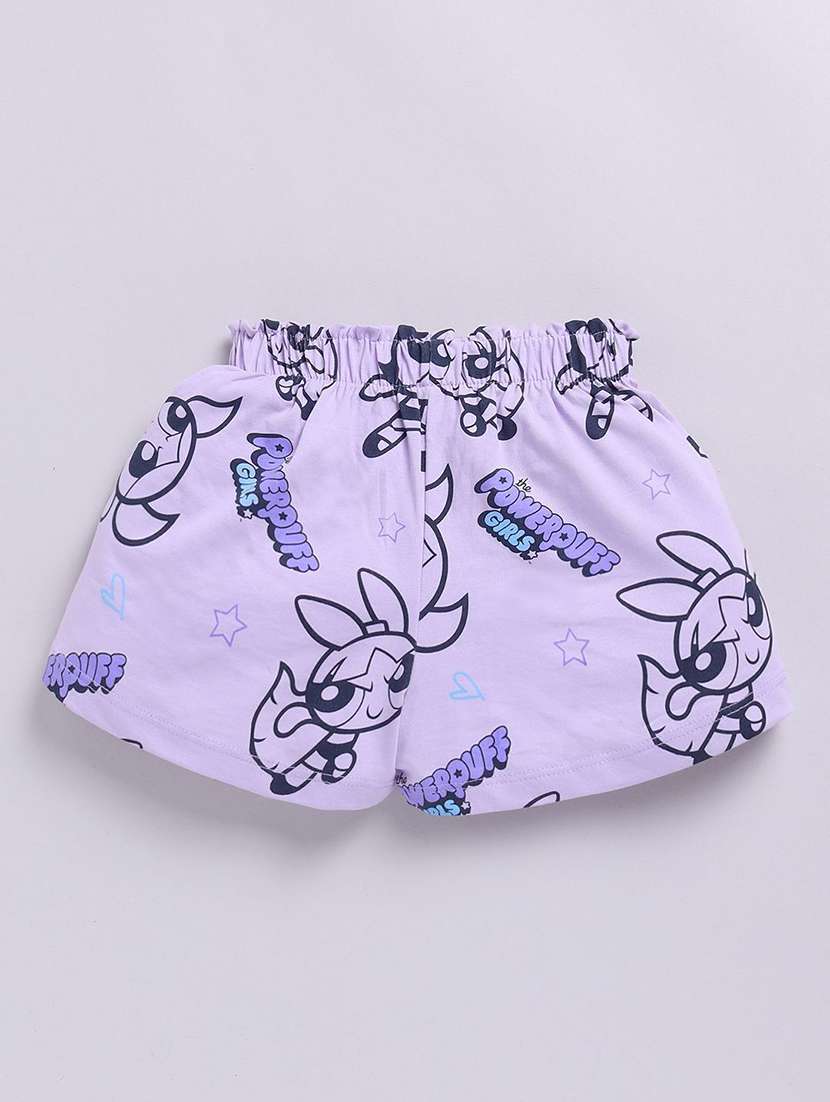 girls printed mid rise shorts - 22276376 -  Standard Image - 2