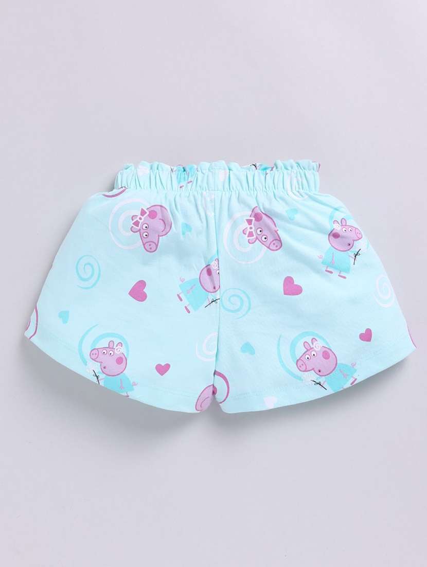 girls printed mid rise shorts - 22276378 -  Standard Image - 2