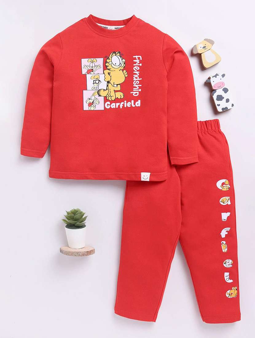 kids printed full length co-ord set