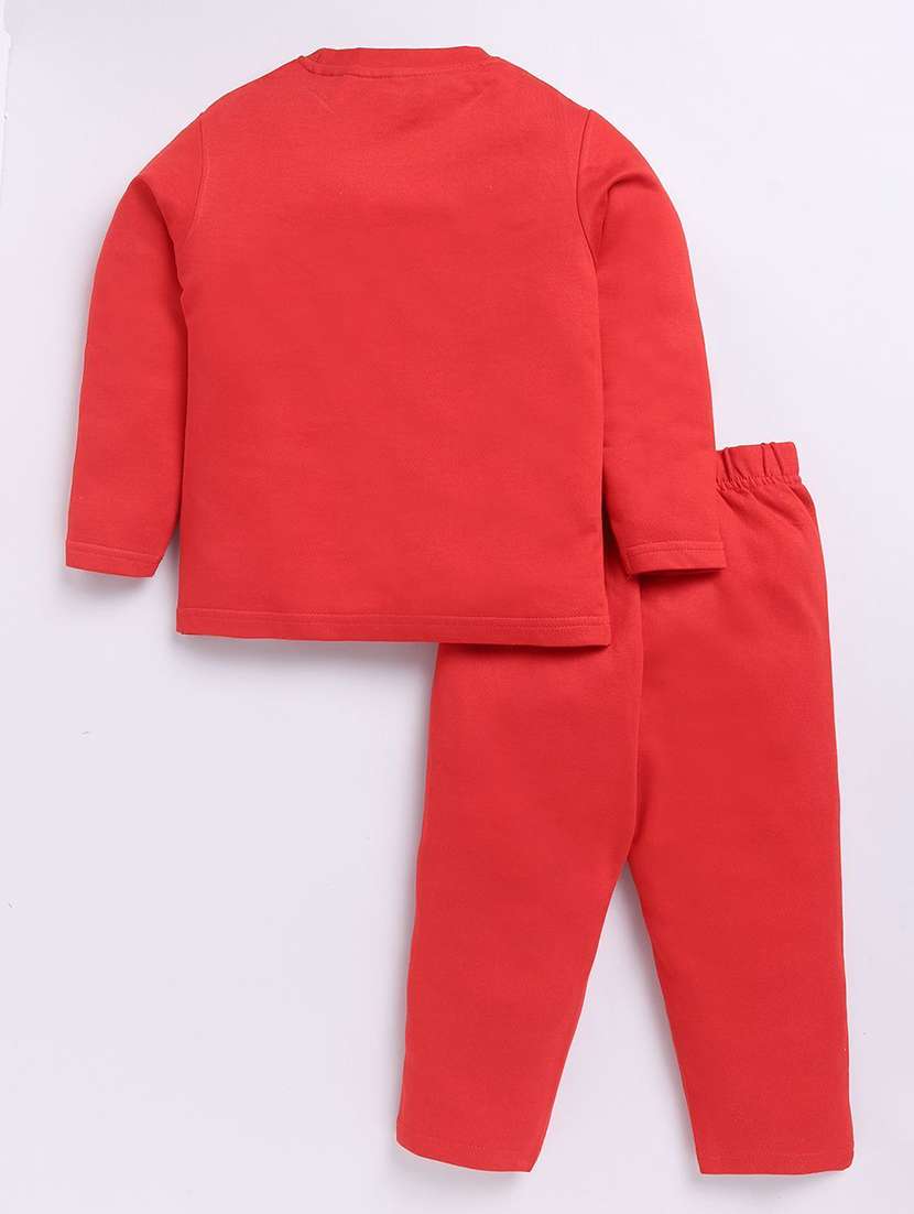 kids printed full length co-ord set - 22276491 -  Standard Image - 2