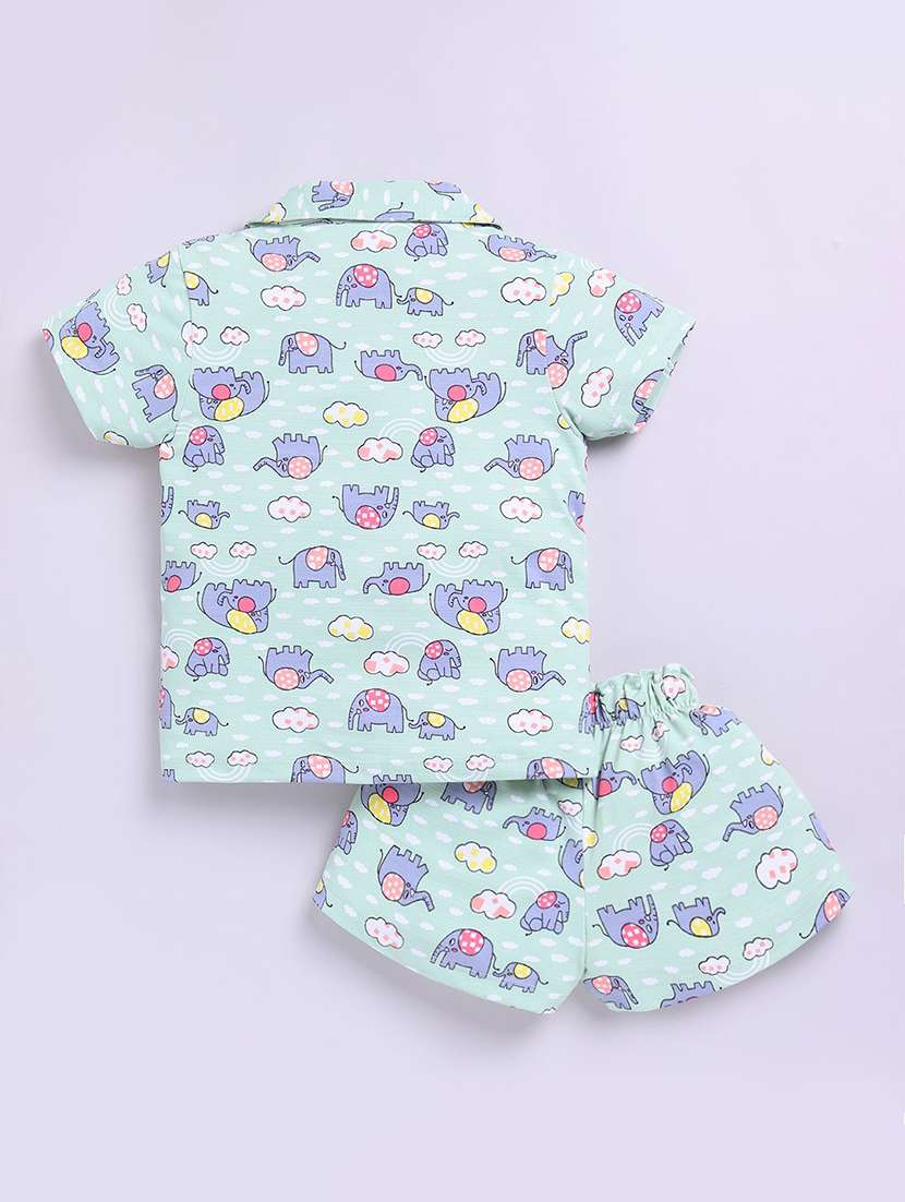 kids printed shorts co-ord set - 22276499 -  Standard Image - 2